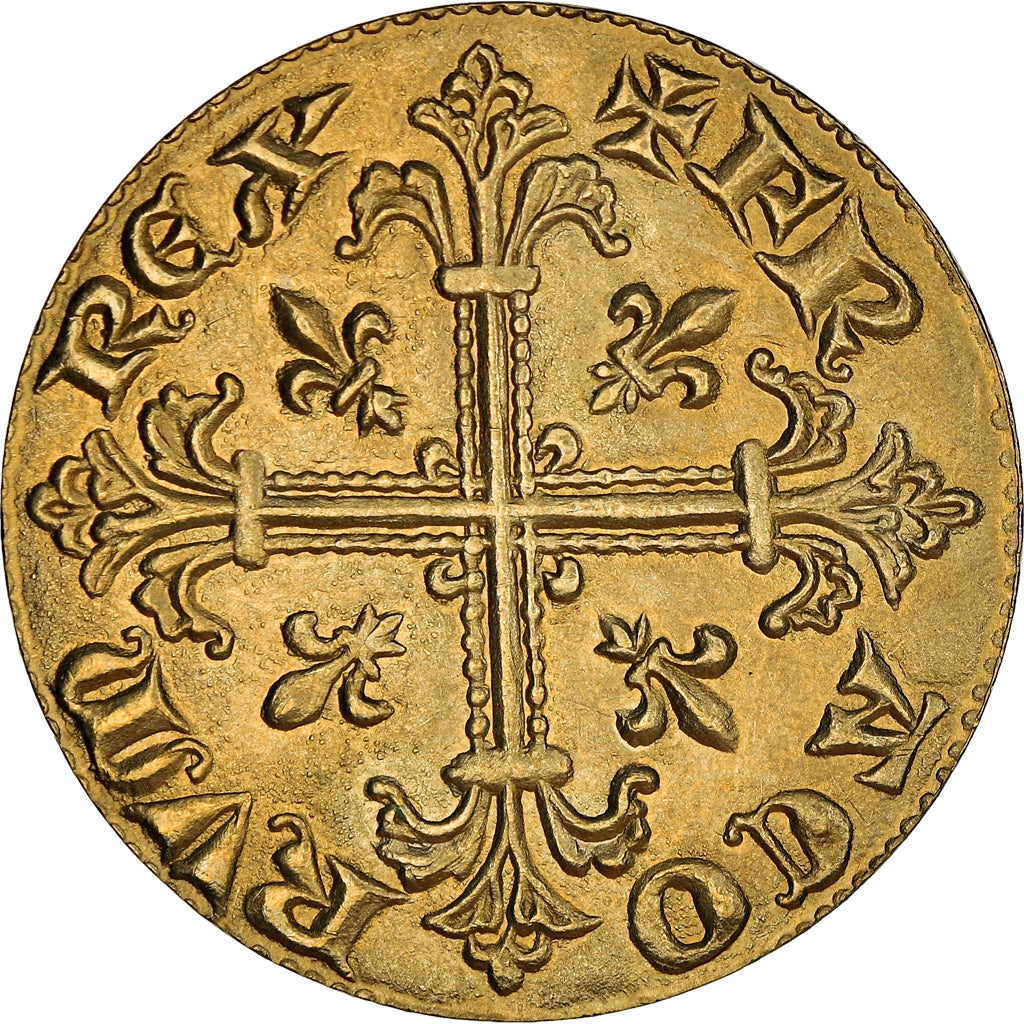 Francia, medalla, Reproduction Petit Royal d'Or de Philippe IV Le Bel, MDP, FDC