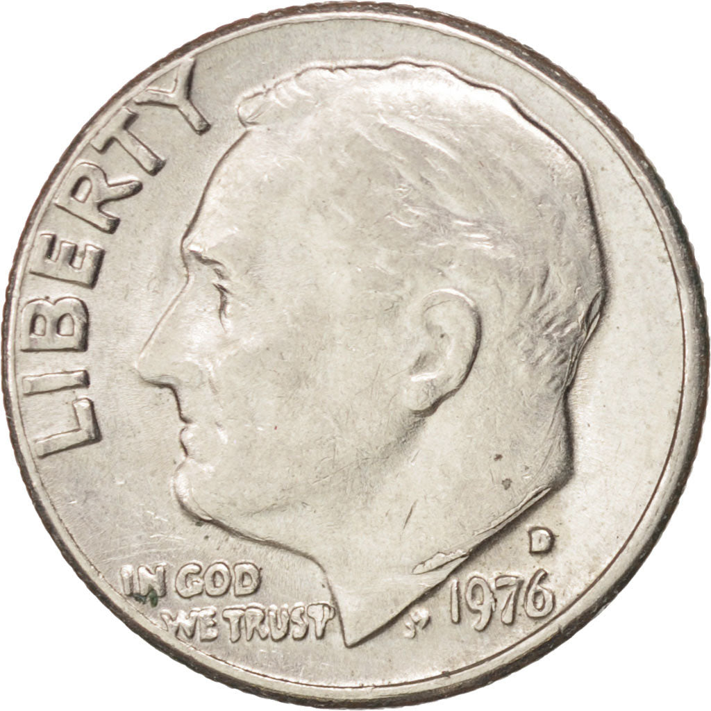 Monnaie, États-Unis, Roosevelt Dime, Dime, 1976, U.S. Mint, Denver, TTB+
