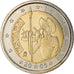 España, 2 Euro, Don Quichotte, 2005, Madrid, SC, Bimetálico, KM:1063