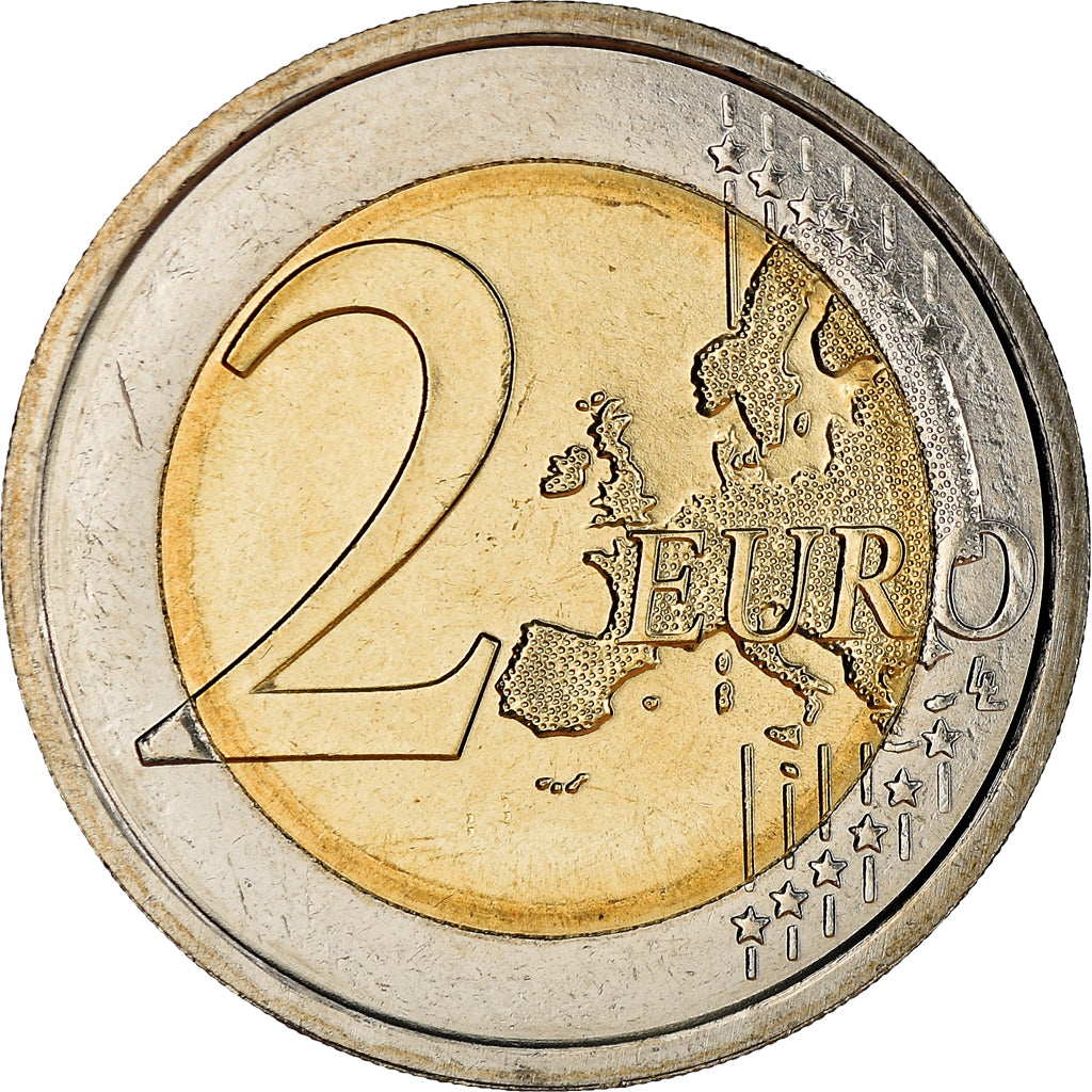 Italia, 2 Euro, Louis Braille, 2009, Rome, SC, Bimetálico, KM:310