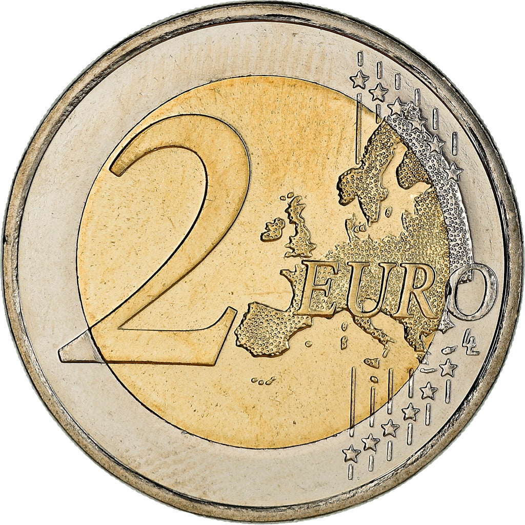 Finlandia, 2 Euro, Human Rights, 2008, Vantaa, SPL+, Bi-metallico, KM:143