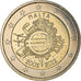 Malta, 2 Euro, 10 ans de l'Euro, 2012, MS(63), Bimetaliczny, KM:139