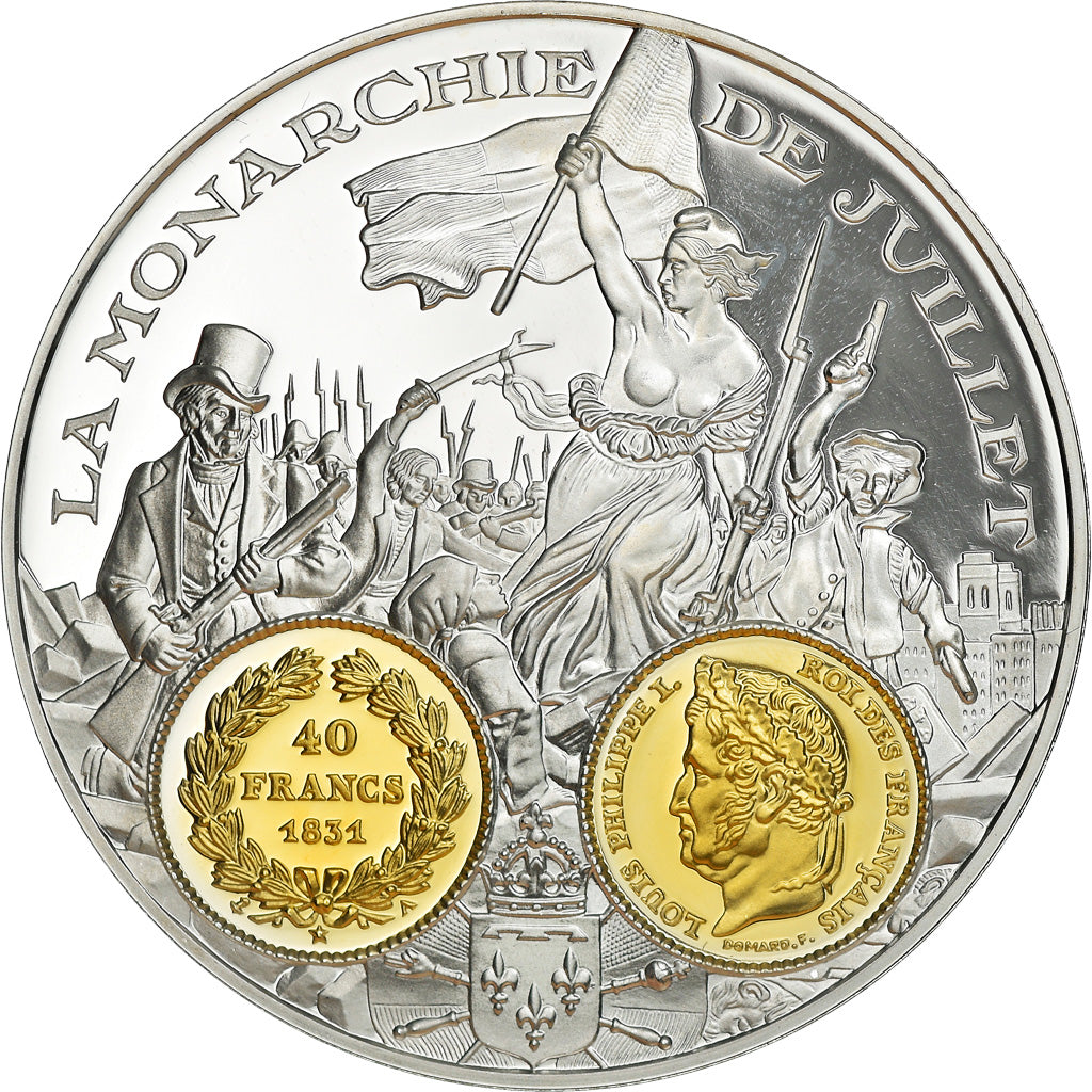 France, Medal, Histoire Monétaire, La Monarchie de Juillet, MS(65-70), Silver