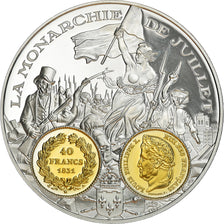 France, Medal, Histoire Monétaire, La Monarchie de Juillet, MS(65-70), Silver
