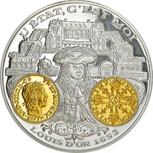 Francia, medaglia, Histoire de la monnaie Française, Louis d'or de Louis XIV