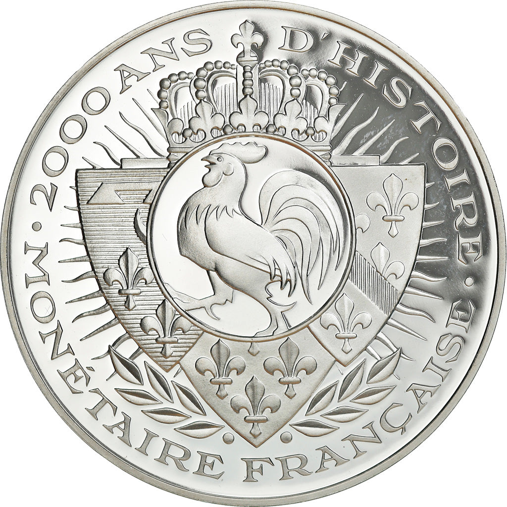 Francia, medaglia, Histoire de la monnaie Française, Louis d'or de Louis XIV