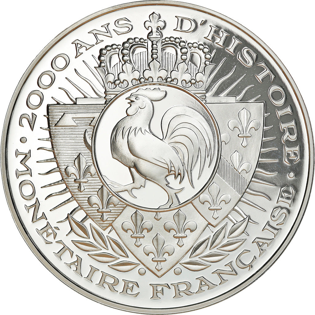 France, Medal, Histoire Monétaire, Denier 781, MS(65-70), Silver