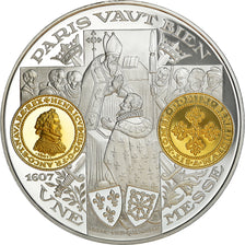 France, Médaille, Histoire Monétaire, Franc-Pied Quadruple, FDC, Argent