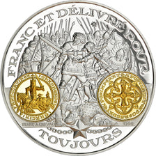 France, Medal, Histoire Monétaire, Franc à Cheval, MS(65-70), Silver
