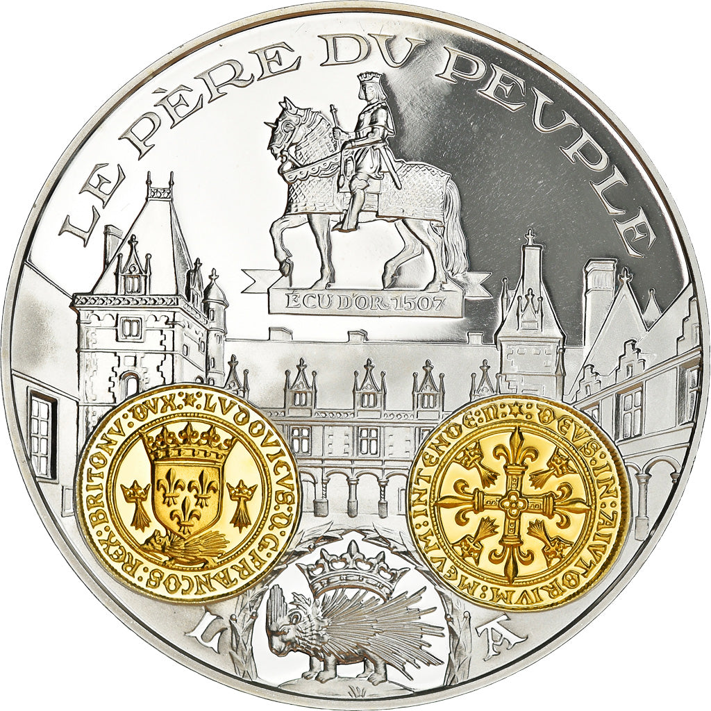Frankreich, Medaille, Histoire Monétaire, Ecu d'Or au Porc-Epic, Louis XII