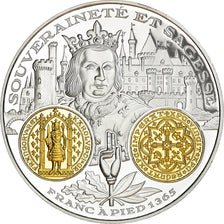 Frankreich, Medaille, Histoire Monétaire, Franc à Pied, Charles V, STGL