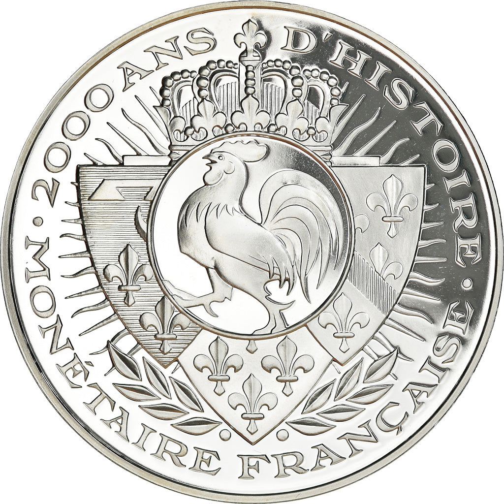 France, Médaille, Histoire Monétaire, Franc Germinal, FDC, Argent