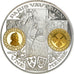 Francia, medaglia, Histoire Monétaire, Franc-Pied Quadruple, FDC, Argento