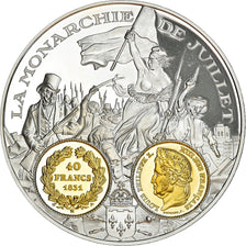 France, Medal, Histoire Monétaire, 40 Francs Louis-Philippe Ier, MS(65-70)