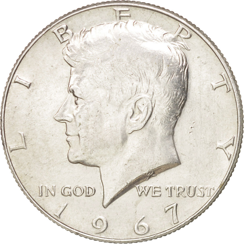 UNITED STATES, Kennedy Half Dollar, Half Dollar, 1967, U.S. Mint, KM #202a,...