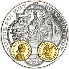 France, Medal, 2000 Ans d'Histoire Monétaire, Triens Mérovingien, MS(65-70)