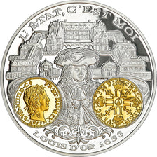 França, Medal, Histoire de la monnaie Française, Louis d'or de Louis XIV