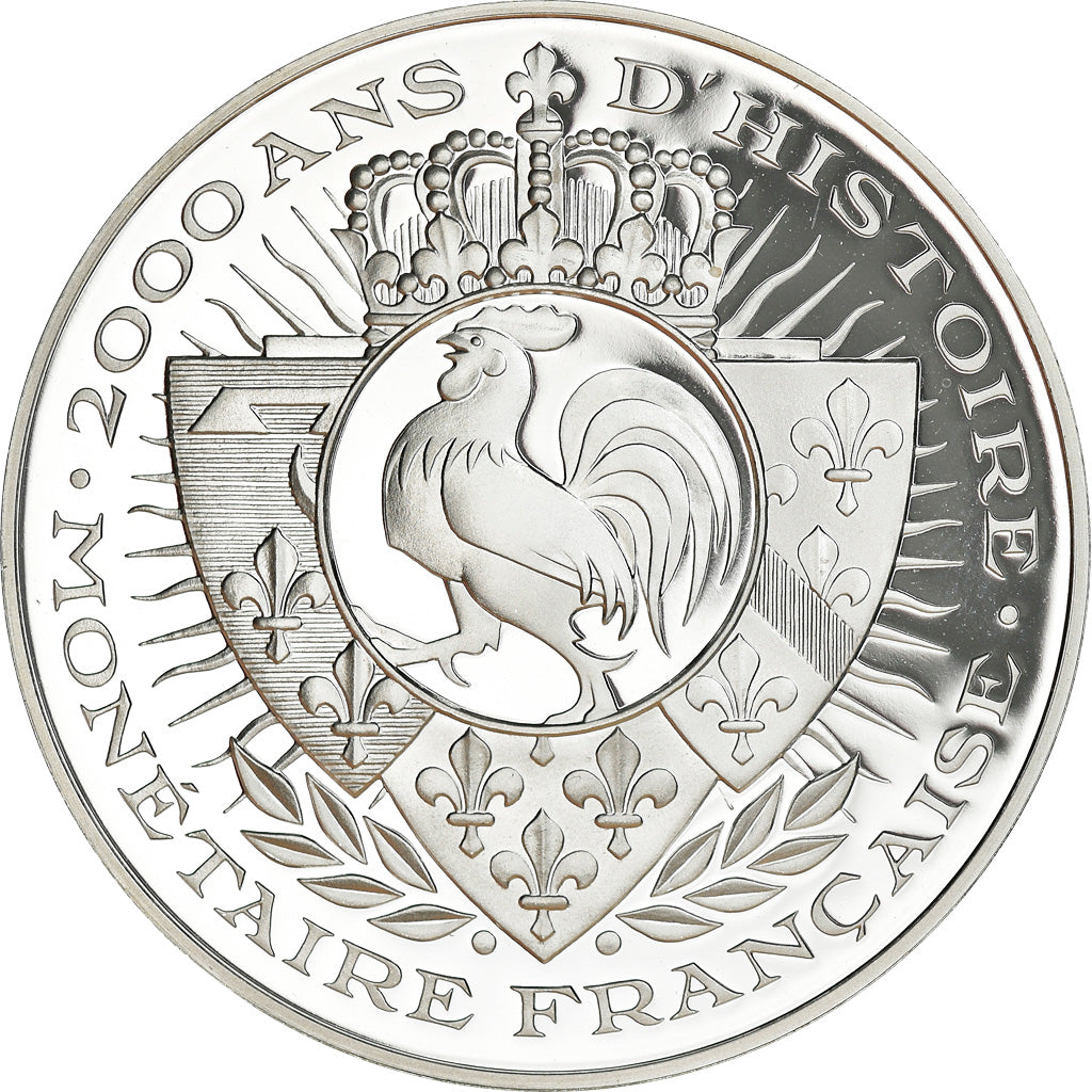 França, Medal, Histoire de la monnaie Française, Louis d'or de Louis XIV