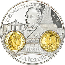 France, Medal, Histoire Monétaire, 20 Francs Marianne, MS(65-70), Silver