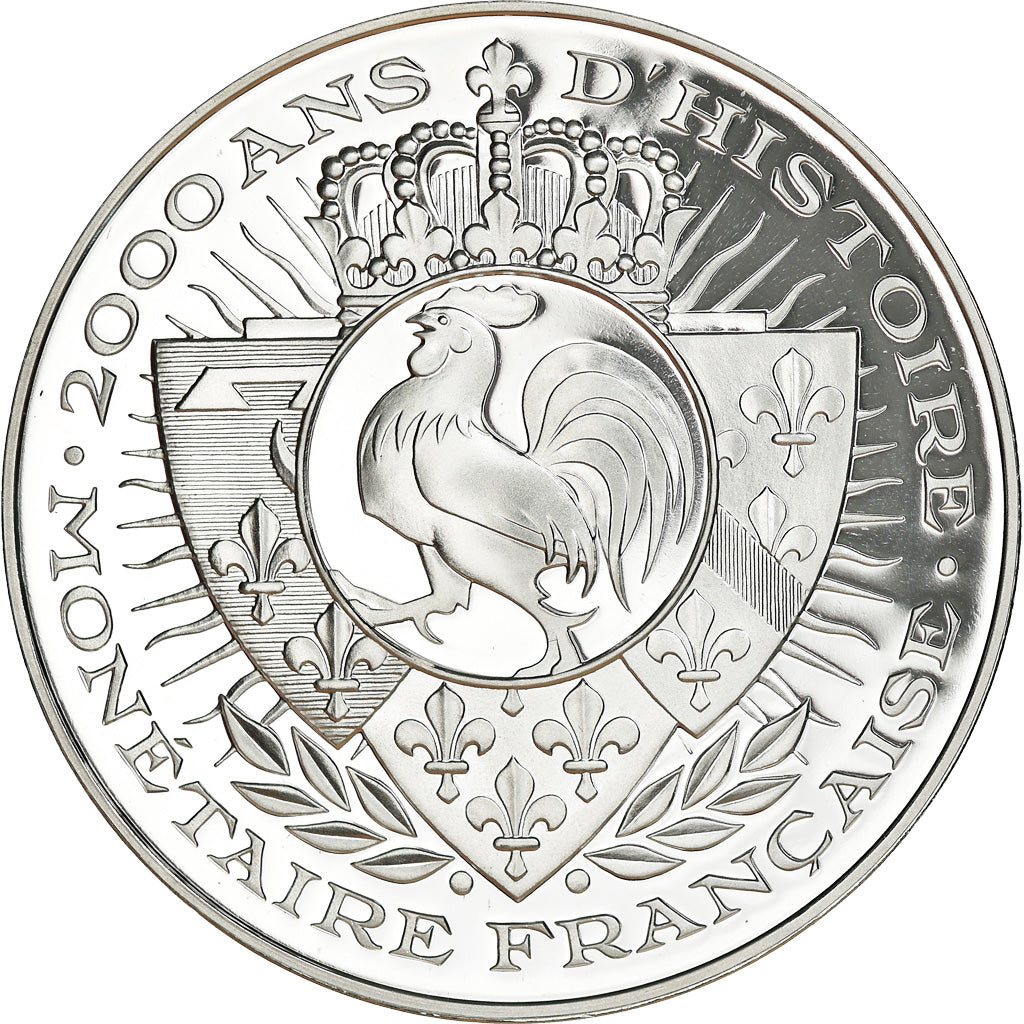 France, Medal, Histoire Monétaire, 20 Francs Marianne, MS(65-70), Silver