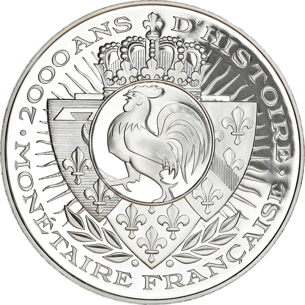 France, Medal, Histoire Monétaire, 20 Francs Marianne, MS(65-70), Silver