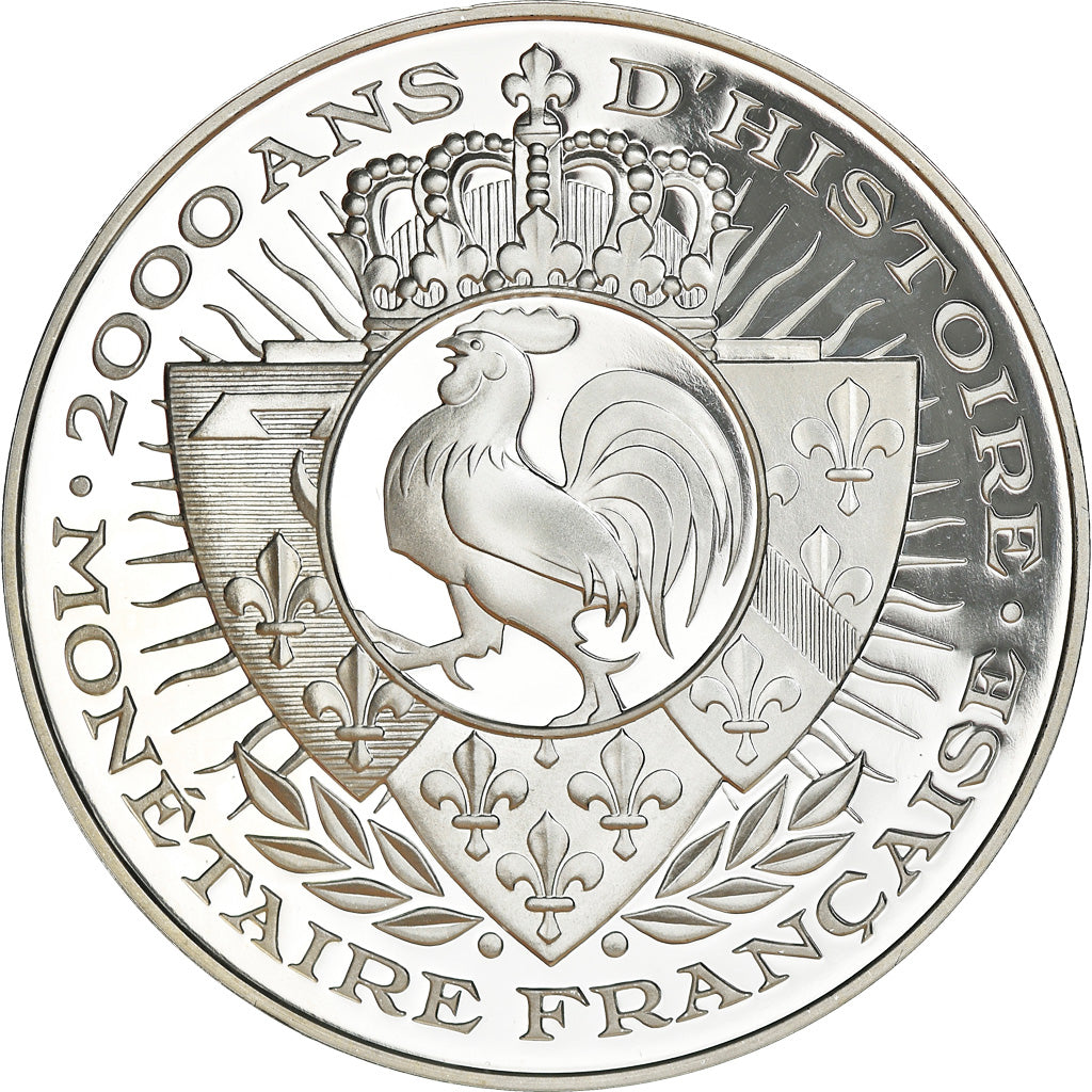 France, Medal, Histoire Monétaire, Statère Vercingétorix, MS(65-70), Silver