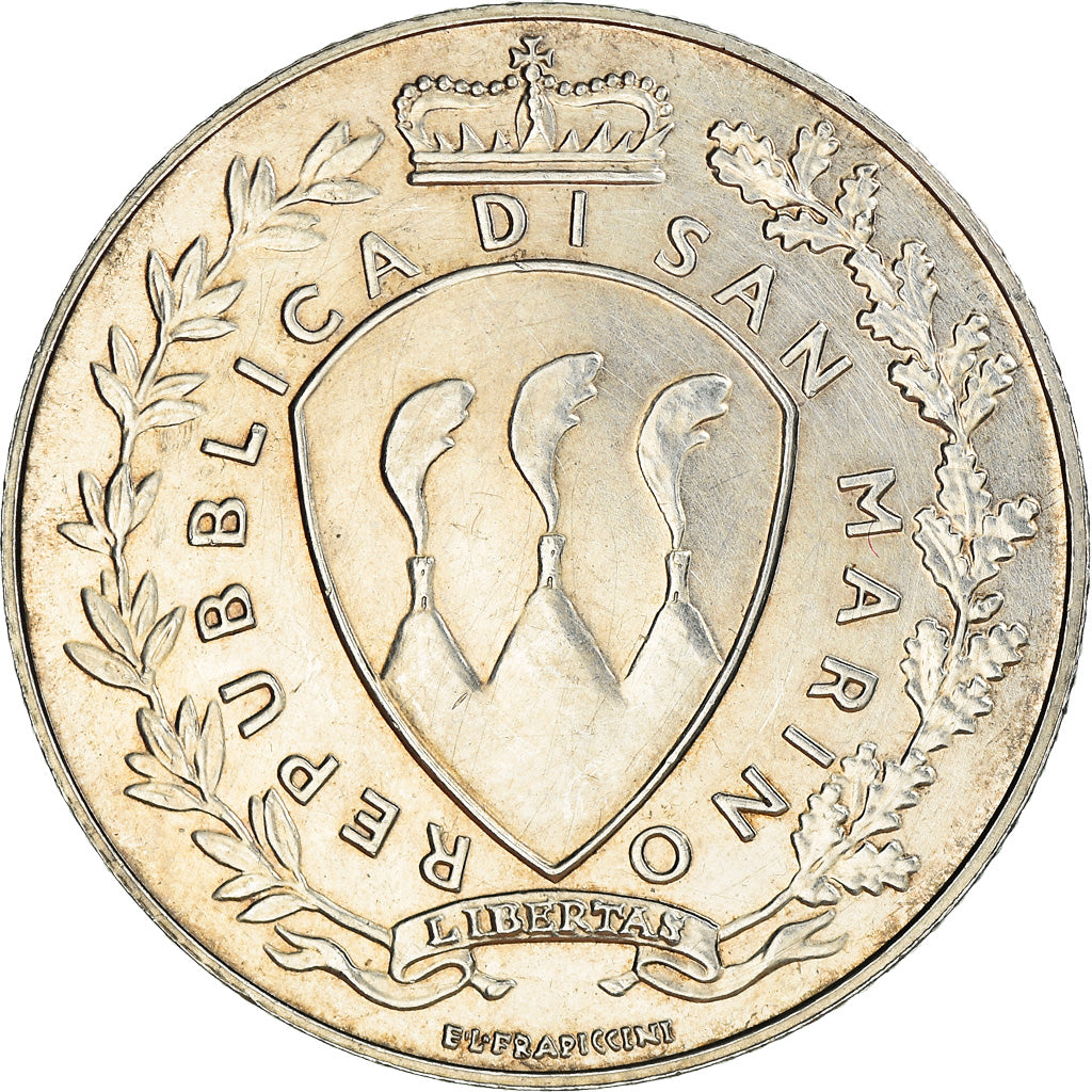 San Marino, 5 Euro, 2003, Rome, BU, MS(63), Silver, KM:452