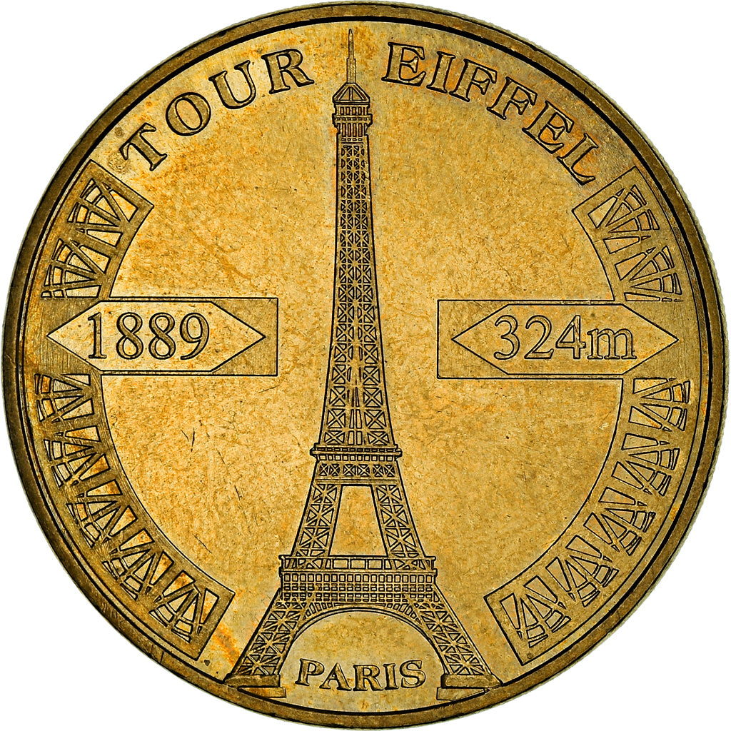 France, Token, Paris - Tour Eiffel n°4, 2008, MDP, AU(55-58), Cupro-nickel