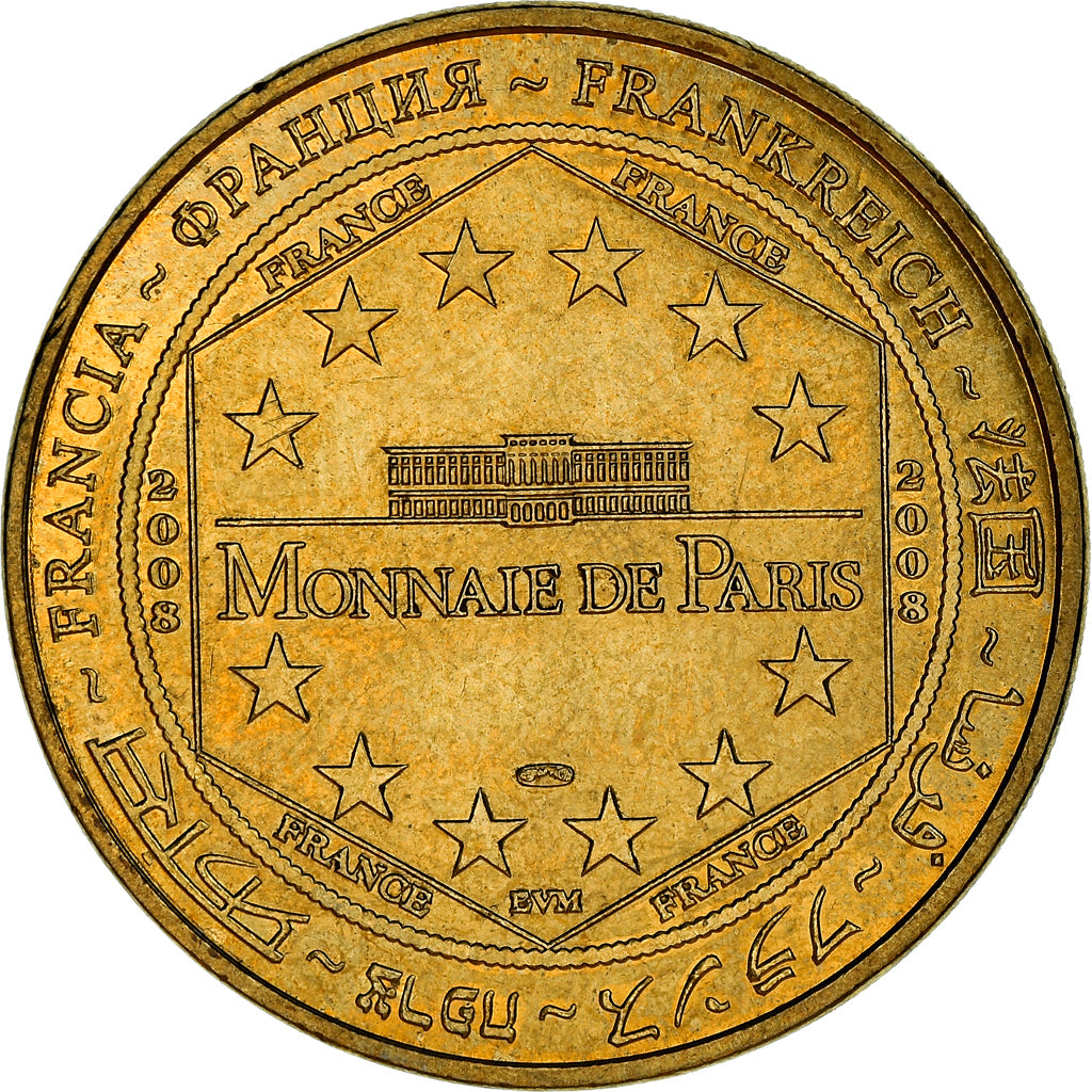 France, Token, Paris - Tour Eiffel n°4, 2008, MDP, AU(55-58), Cupro-nickel