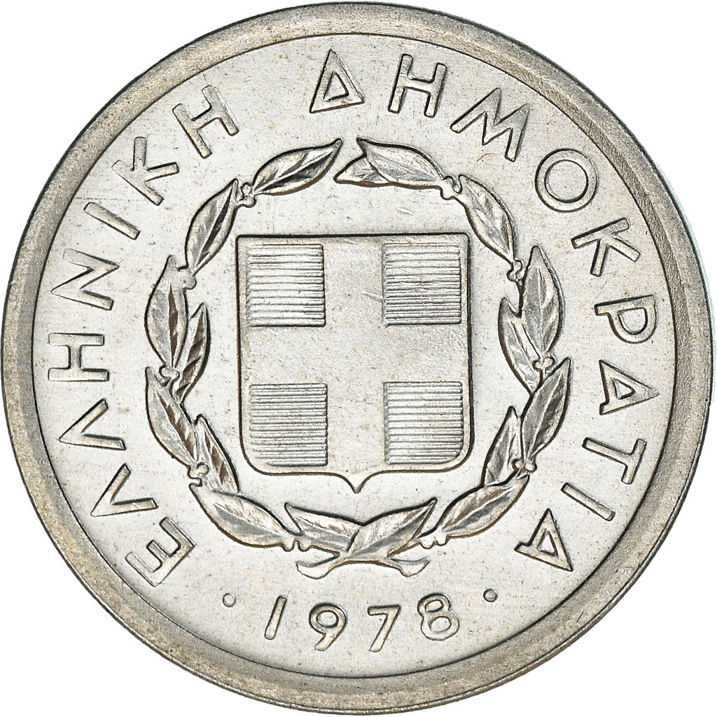 Moneta, Grecia, 10 Lepta, 1978, SPL, Alluminio, KM:113