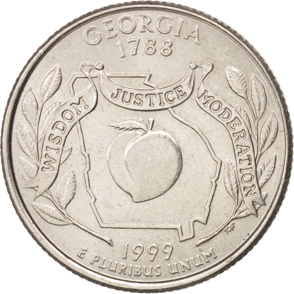 Coin, United States, Quarter, 1999, U.S. Mint, Philadelphia, MS(63)