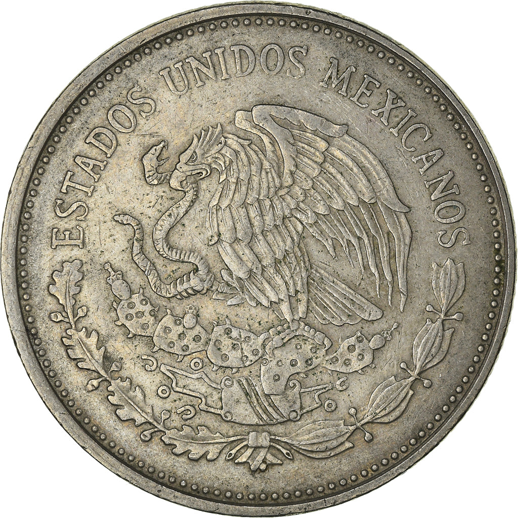 Moneda, México, 5000 Pesos, 1988, Mexico City, MBC+, Cobre - níquel, KM:531