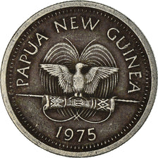 Coin, Papua New Guinea, 5 Toea, 1975, EF(40-45), Copper-nickel, KM:3