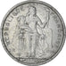 Coin, French Polynesia, 2 Francs, 1973, Paris, EF(40-45), Aluminum, KM:10