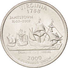 Coin, United States, Quarter, 2000, U.S. Mint, Denver, MS(63), Copper-Nickel