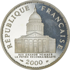 Coin, France, Panthéon, 100 Francs, 2000, Paris, Proof / BE, MS(65-70), Silver