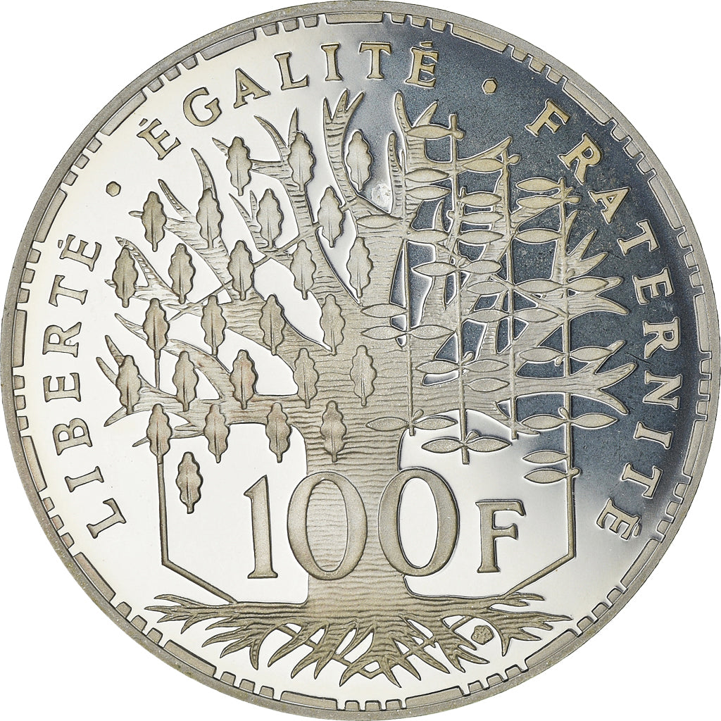 Coin, France, Panthéon, 100 Francs, 2000, Paris, Proof / BE, MS(65-70), Silver