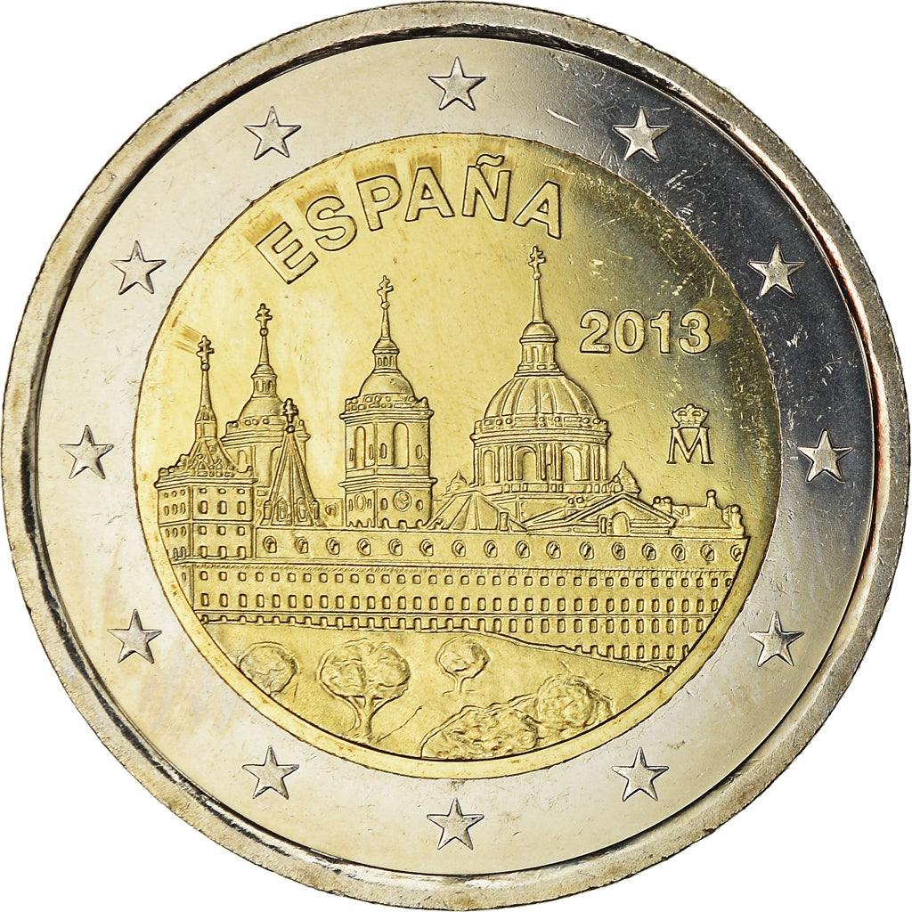 Espagne, 2 Euro, Escurial, 2013, Madrid, SPL, Bi-Metallic, KM:1151