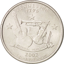 UNITED STATES, Quarter, 2002, U.S. Mint, KM #331, MS(63), Copper-Nickel Clad...