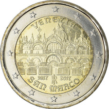Italy, 2 Euro, Basilique Saint Marc, 2017, MS(63), Bi-Metallic