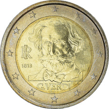 Italy, 2 Euro, Giuseppe Verdi, 2013, Rome, MS(63), Bi-Metallic