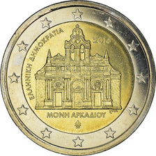 Greece, 2 Euro, Holocauste du monastère d'Arkadi, 2016, Athens, MS(63)