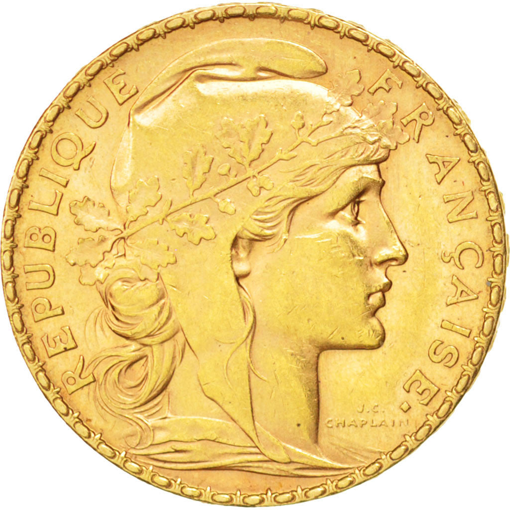 IIIème République, 20 Francs or Marianne, 1907, Gadoury 1064