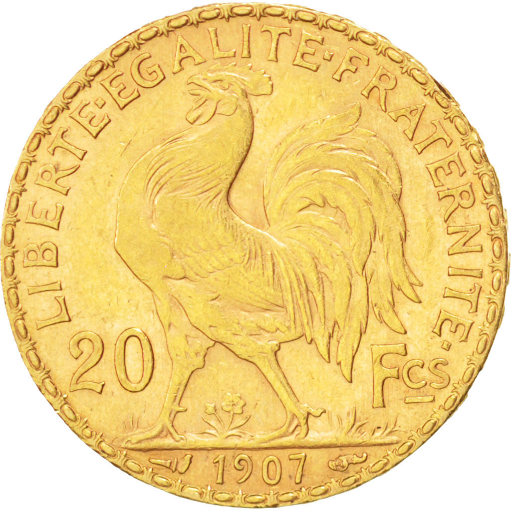 IIIème République, 20 Francs or Marianne, 1907, Gadoury 1064