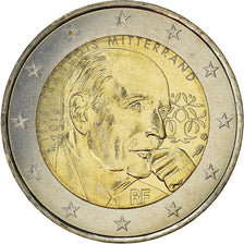 France, 2 Euro, François Mitterrand, 2016, SPL, Bi-Metallic