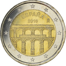 Spain, 2 Euro, Aqueduc de Ségovie, 2016, MS(63), Bi-Metallic, KM:New