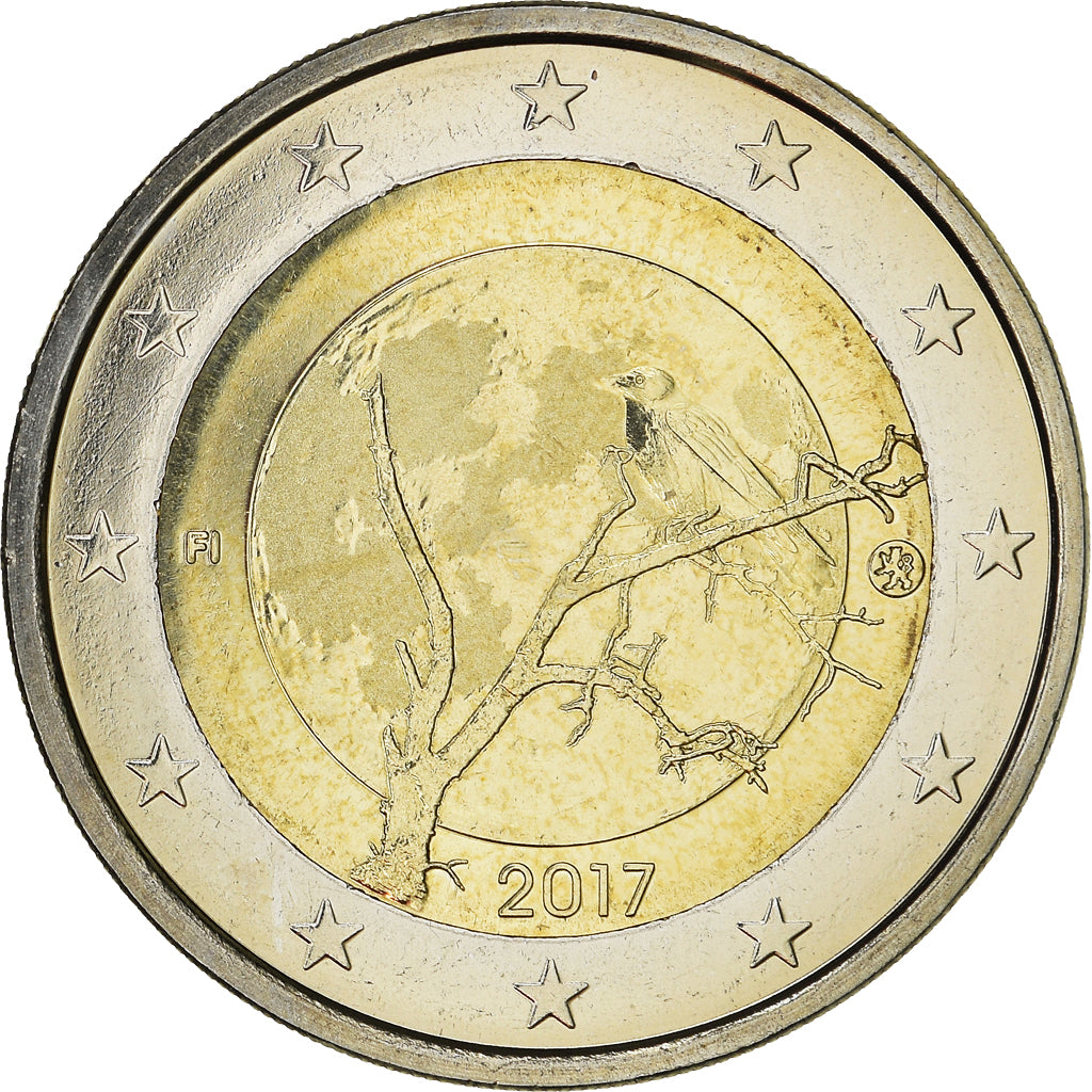 Finland, 2 Euro, Nature finlandaise, 2017, Vantaa, MS(63), Bi-Metallic