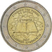 Grecia, 2 Euro, 2007, Athens, MBC, Bimetálico, KM:216
