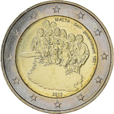 Malta, 2 Euro, Gouvernement Autonome, 2013, MS(63), Bimetálico