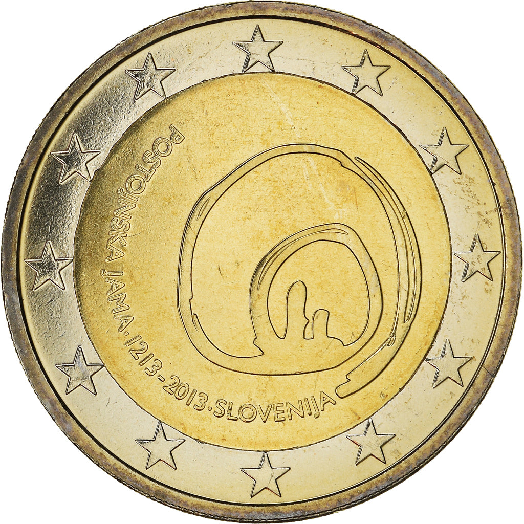 Slovenia, 2 Euro, Postojna, 2013, Vantaa, MS(64), Bi-Metallic, KM:112
